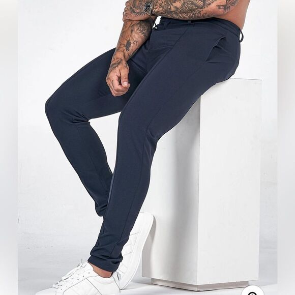 ✨ Icon Voco Trousers 2.0 in Navy Blue - Size 32, New With Tags, Inseam 29” - Picture 2 of 6